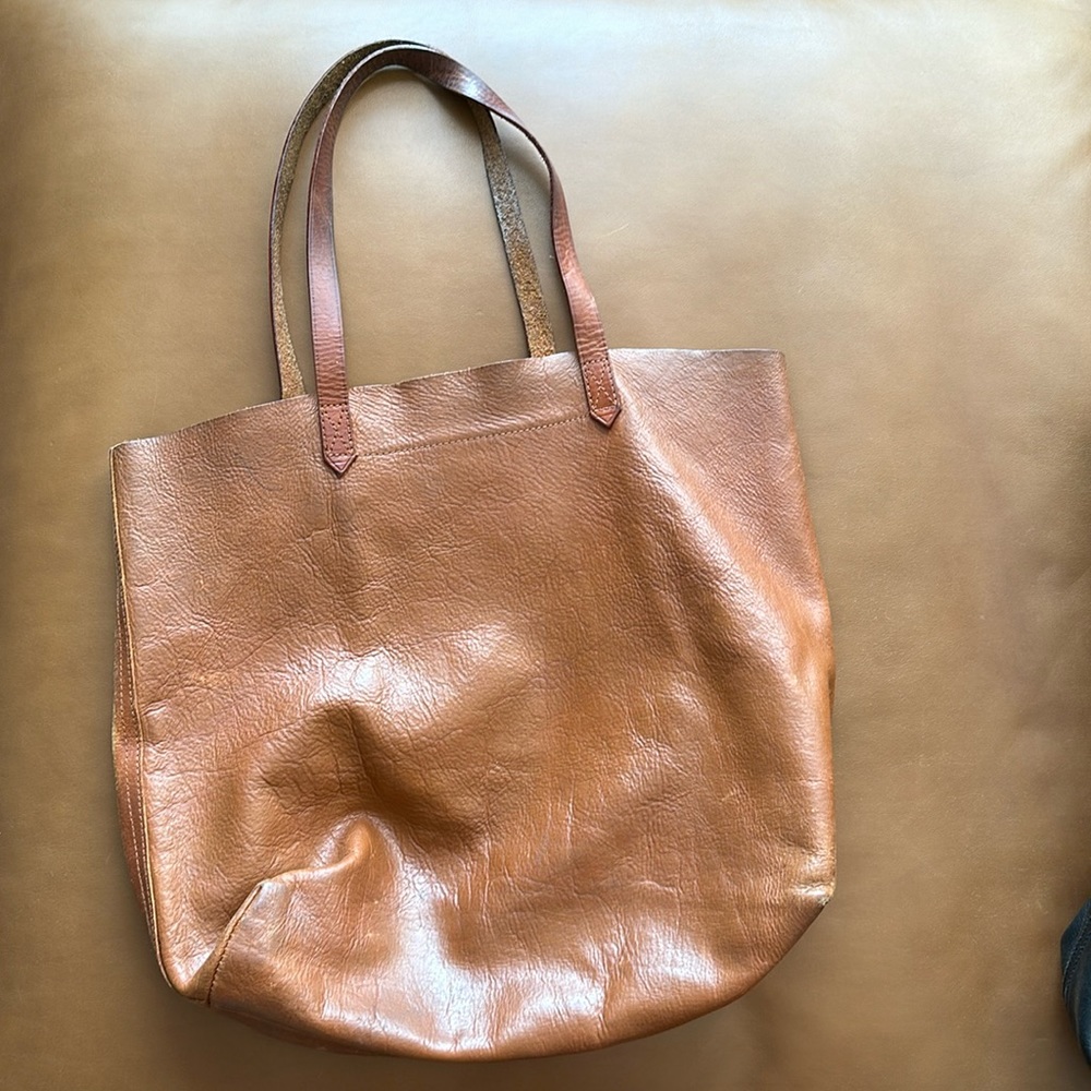 Madewell Transport tote bag, brown, large